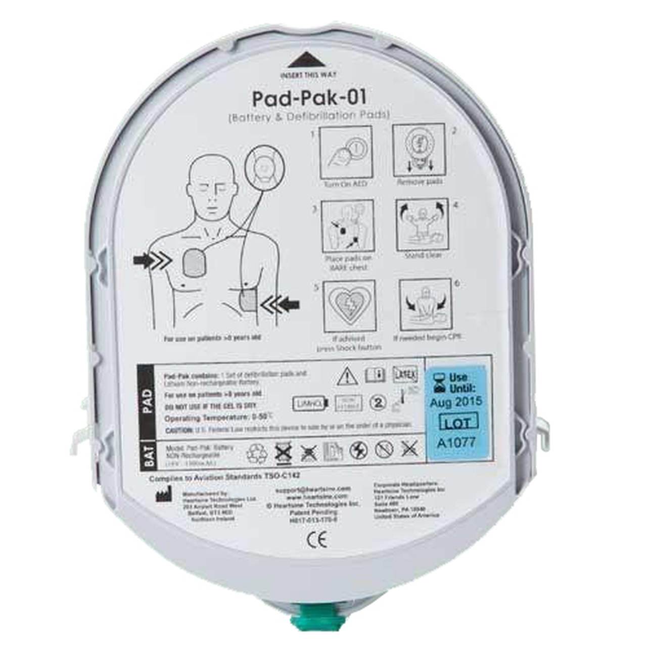 Pad Pak Elettrodibatteria Samaritan