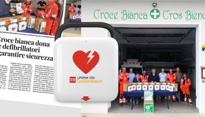 Medicasl e Croce Bianca di Colle Santa Lucia, nove defibrillatori per la comunità